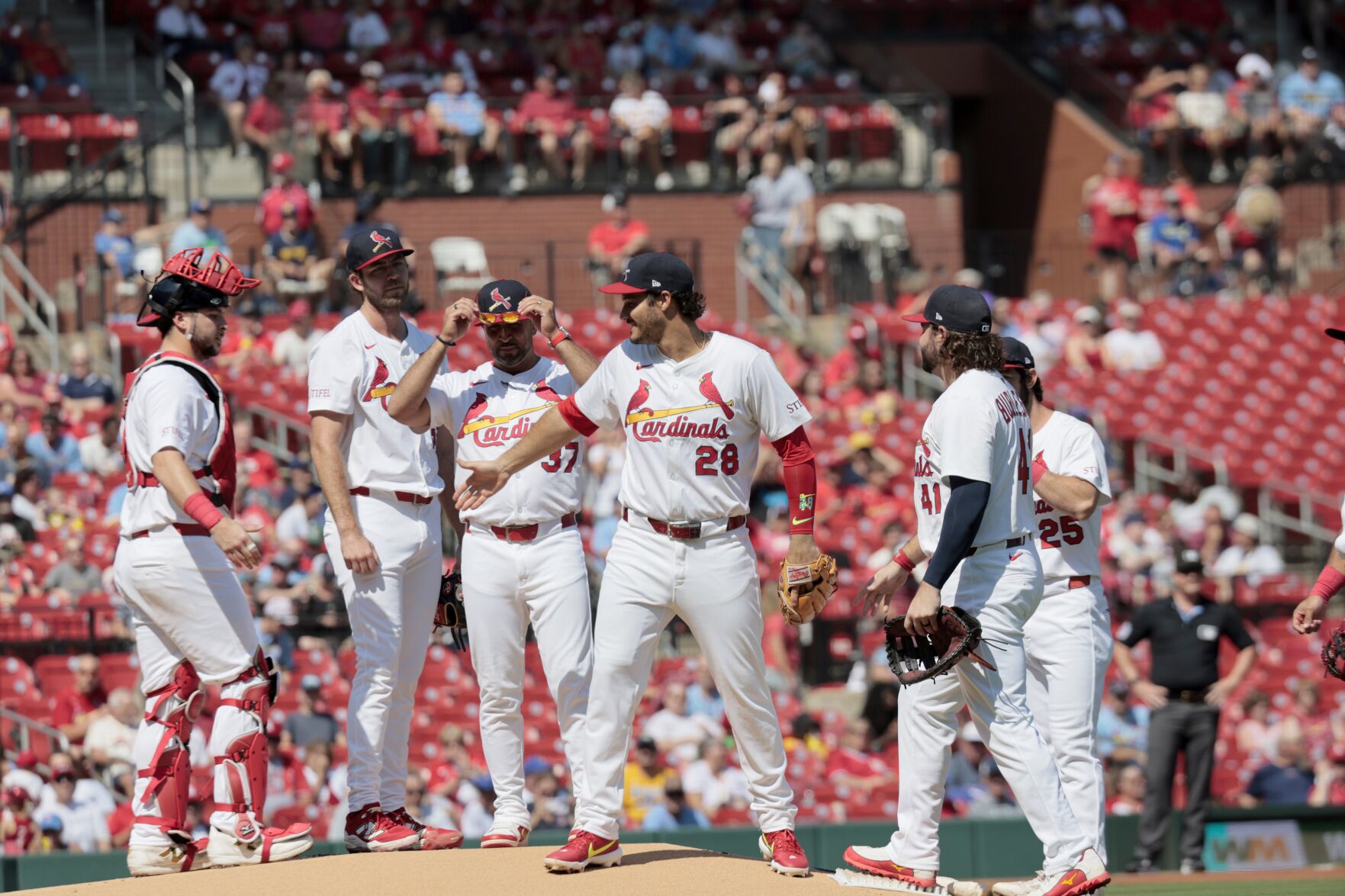 Cardinals host Brewers Sunday